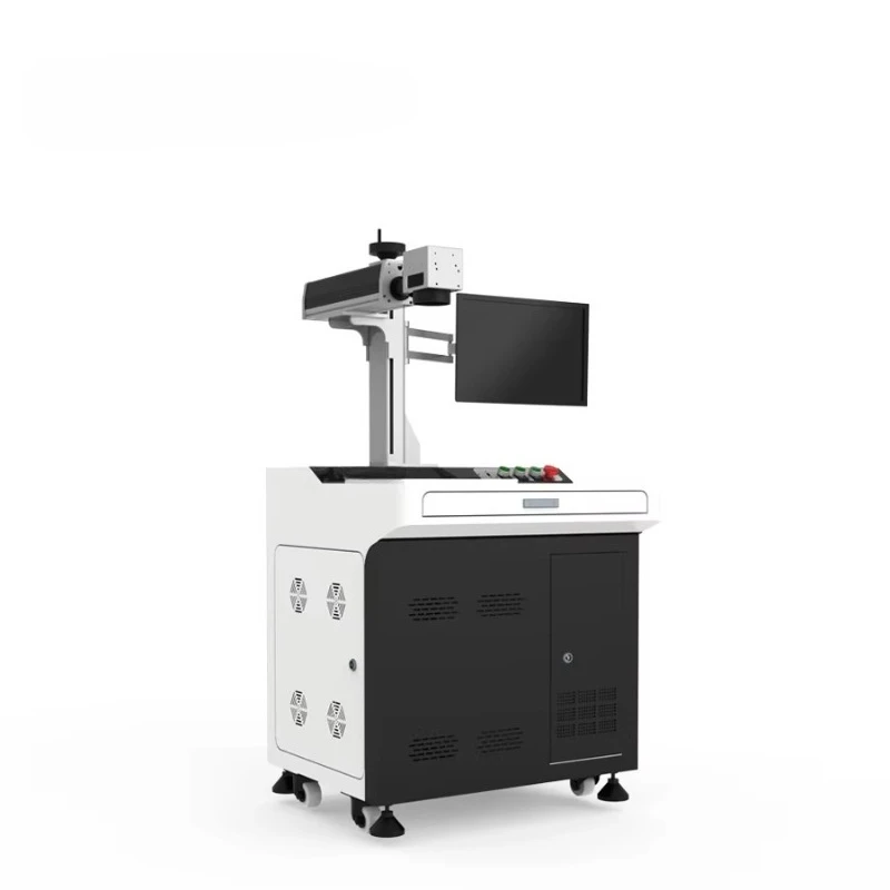 Table Top Fiber Laser Marking Machine For Appliance Parts Barcode Marking Clear Marking Wholesale Supplier For Production Line