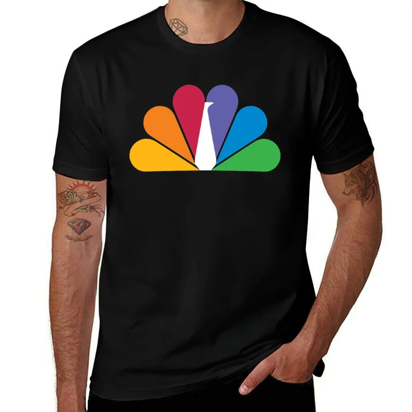Peacock T-Shirt anime t shirts for man g man t shirts for men man t shirt heavy cotton T-Shirt