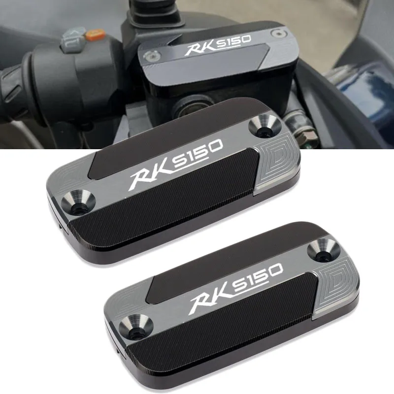 Motorcycle CNC Front Brake Fluid Reservoir Oil Cup Master Cylinder Cap Cover Fit For RKS150 Racing X150