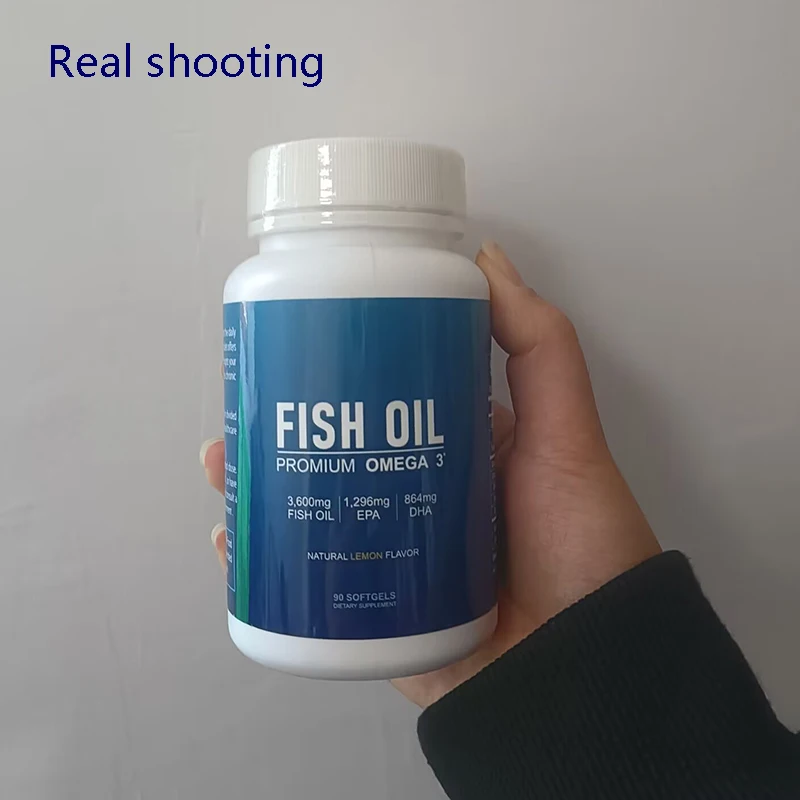 1 bottle of deep-sea fish oil soft capsules to enhance immunity promote brain health and intelligence regulate blood lipids