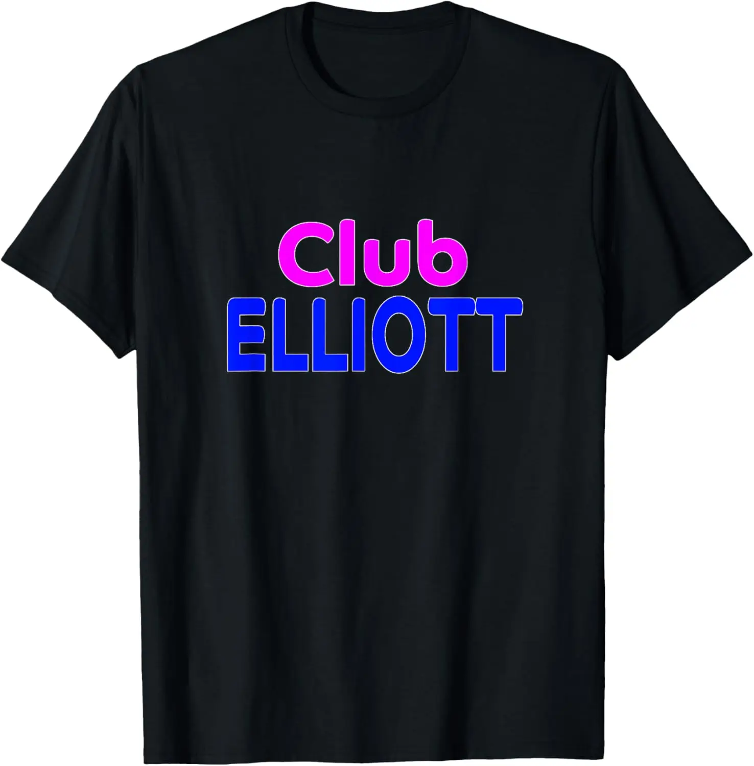 Club ELLIOTT Family Reunion Squad First Last Name T-Shirt