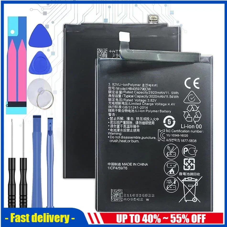 

HB405979ECW Mobile Phone Batteries For Huawei Honor 6A 8A DLI-AL10 DLI-AL10B DLI-TL20 DLI-L22 JAT-LX3 LX1 L41 L29 AL00 Battery