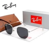 Gafas de sol polarizadas RareBray, hechas de material inoxidable Gafas de sol ligeras para actividades al aire libre y viajes sin carga