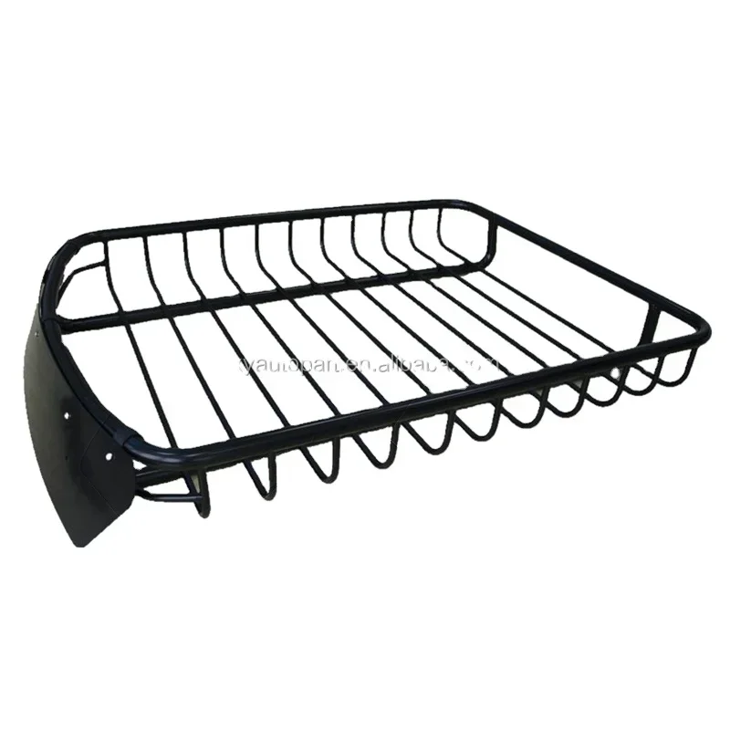 

Iron Roof Top Basket Steel SUV Car Black Carton 12mm and 30 Mm Install on Cross Bar Reduce Wind Noise