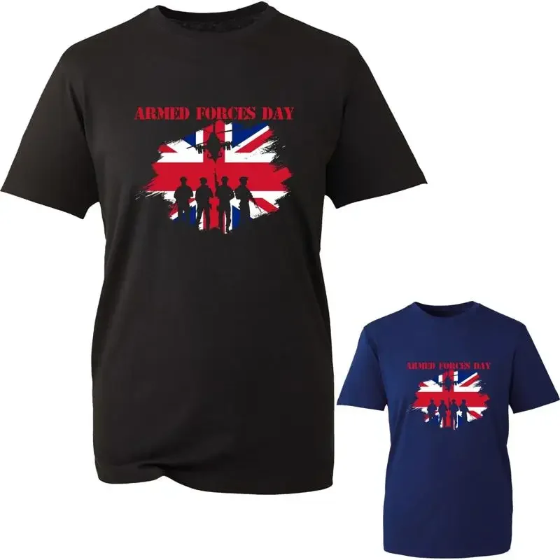 T-shirt de la Journée des Forces Armées pour ne pas oublier la commémoration nationale de l'armée britannique