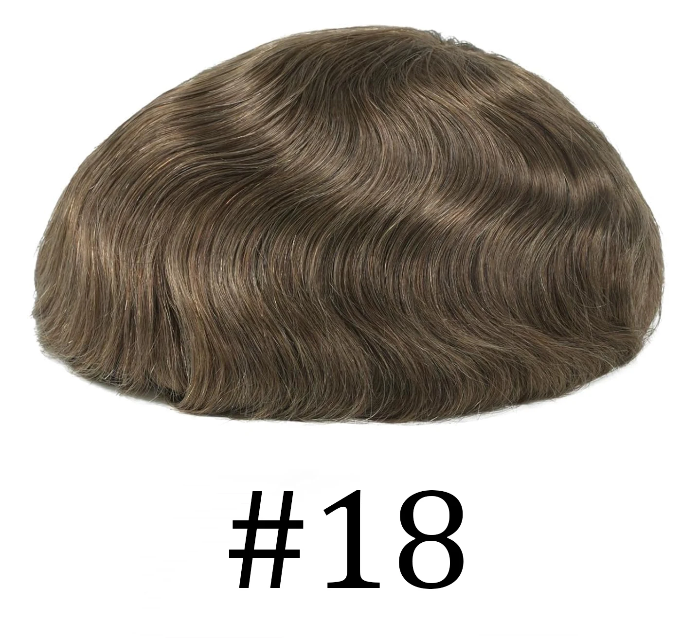 Seraphicwig Men's Toupee Hair System for Men 0.03mm Ultra Thin Skin Base Size 100% Real Human Hair Toupee for Men Dark Brown Hair Replacement HD Lace Natural Looking V-looped Invisible Hairline Black to Brown 6 Color Can Choose