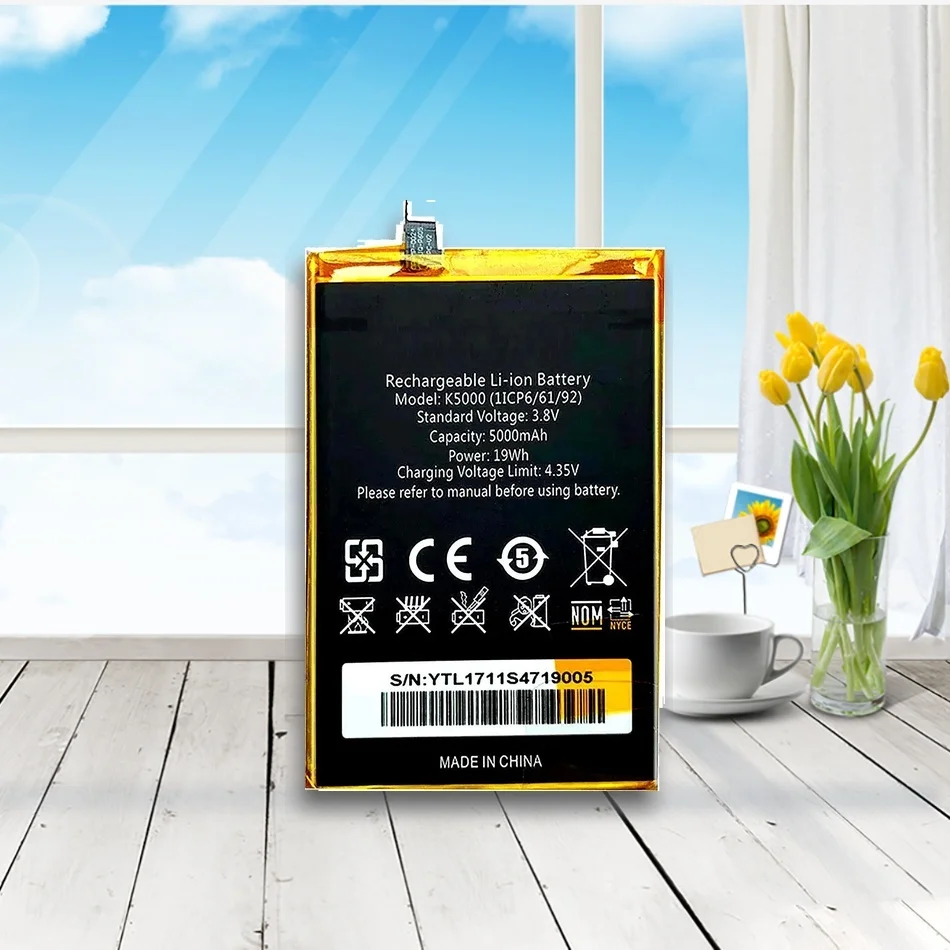 

K6000 Battery For Oukitel Pro Mobile Phone Replacement Lithium Polymer Bateria