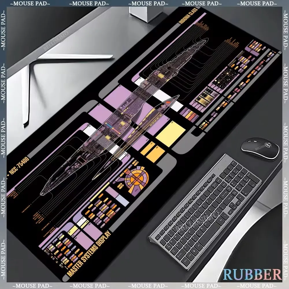 

Mouse pads rubber non-slip oversized game computer pad Star Trek XXL keyboard game keyboard pad animation mouse pad 1200*600 MM