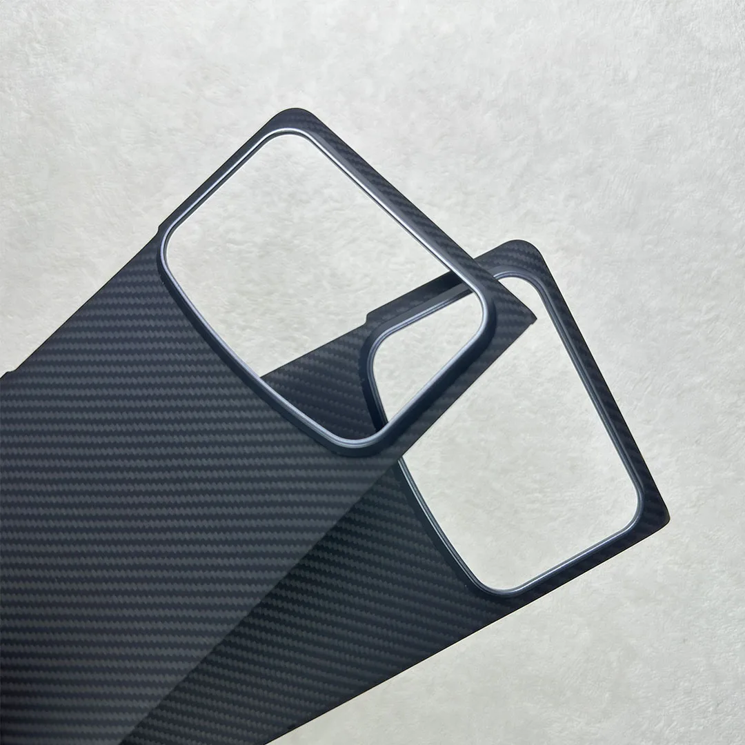 Xiaomi mix fold 4用acc-realカーボンファイバー電話ケース、超薄型、落下防止、アラミド繊維、電話ケース