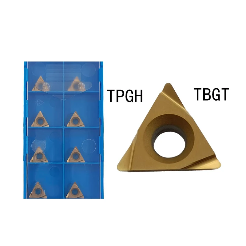 الأصلي TBGT TPGH 0802 TBGT 060102   TPGH 080204   TPGH 090204   TPGH 110304   إدراجات تحول نهائية، إدراج كربيد مملة دقيقة مثلثة