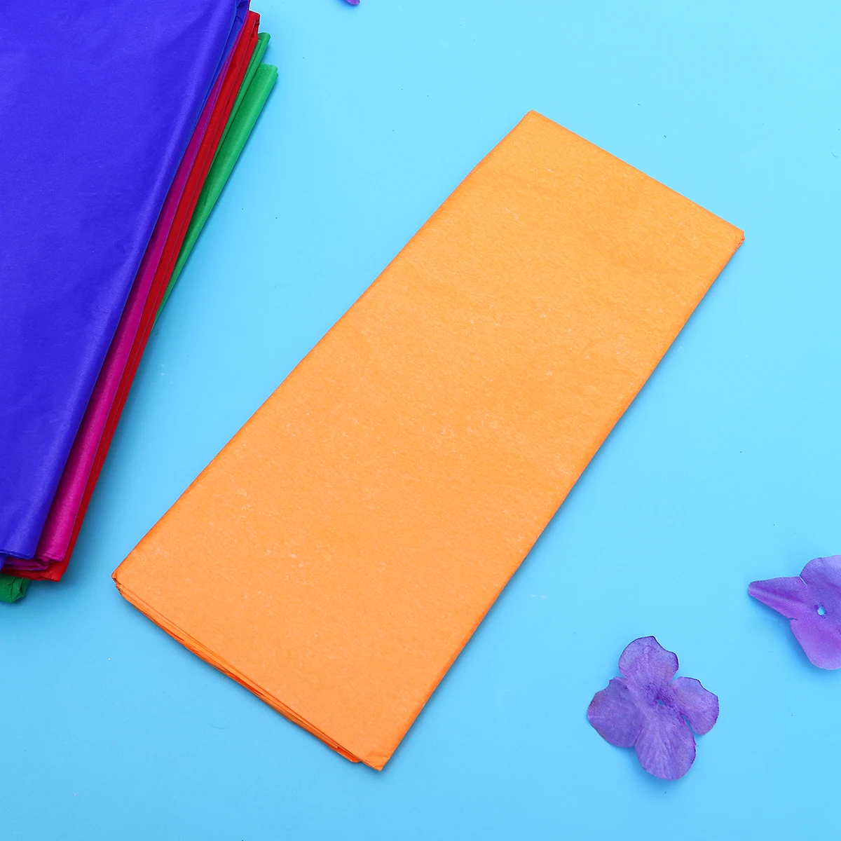 

100 PCS Colorful Origami Thin Craft Paper Tissue Packing Gift Wrapping Coloured