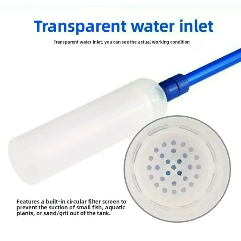 New! For Vacuum Siphon Pump Cleaner Gravel Aquarium Simple Fish TankSemi-automatic Aquarium Clean Vacuum Water Change