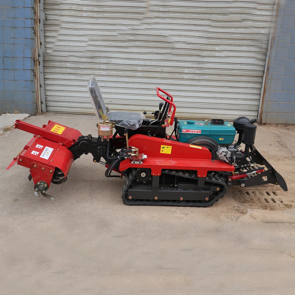 Coltivatore di macchine agricole per mini trattore cingolato agricolo efficiente in vendita