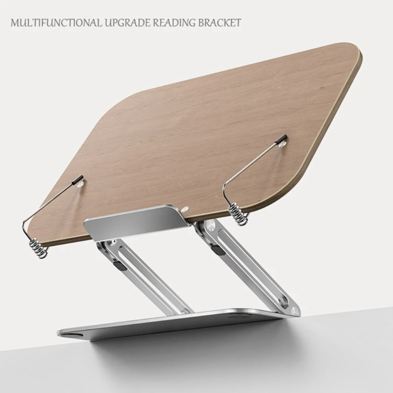 Book Stand Reading Book Holder Adjustable Tablet Laptop Bracket Reading Pad Support Board Multi Functional