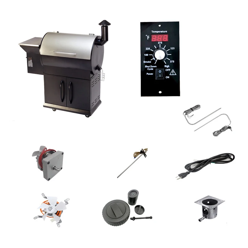 Professional Wood Pellet Grill Service Parts Temperature Pid Controller Tr038f 220~ 230v 50hz with Smoke Stop