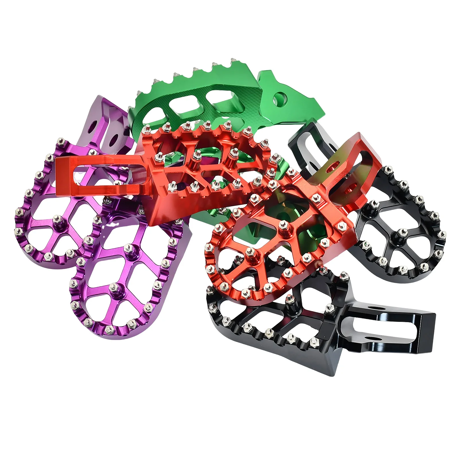 For Surron Ultra Bee Sur-ron UB Wide Footpegs Foot Pegs Rests Electric Dirt Bike Pedals Aluminium Alloy MX Surron Ultrabee Parts