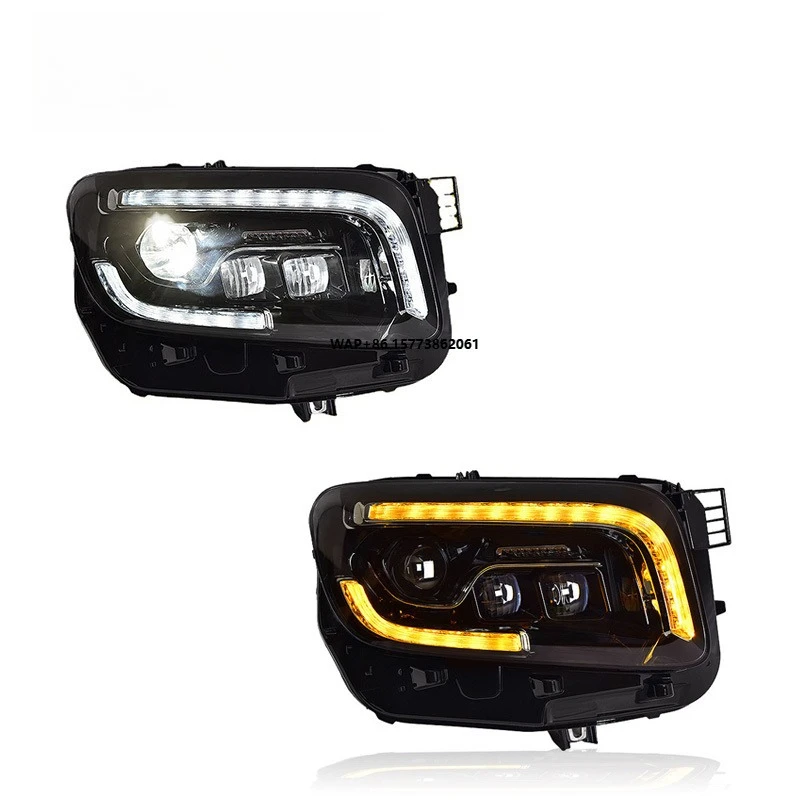 

2 Unit LED Headlights Car Accessories Suitable for Auto Lighting Systems GLB Headlight Assembly 20-22