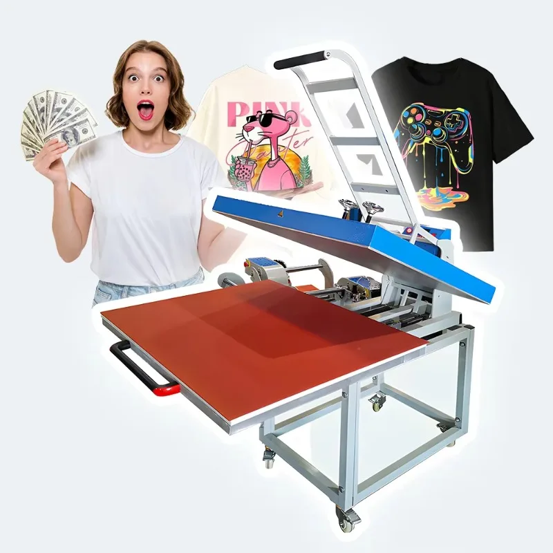 

Factory Price 80x100cm Large Format Stable Heat Press Machine For Garment Printing T-shirt Sublimation