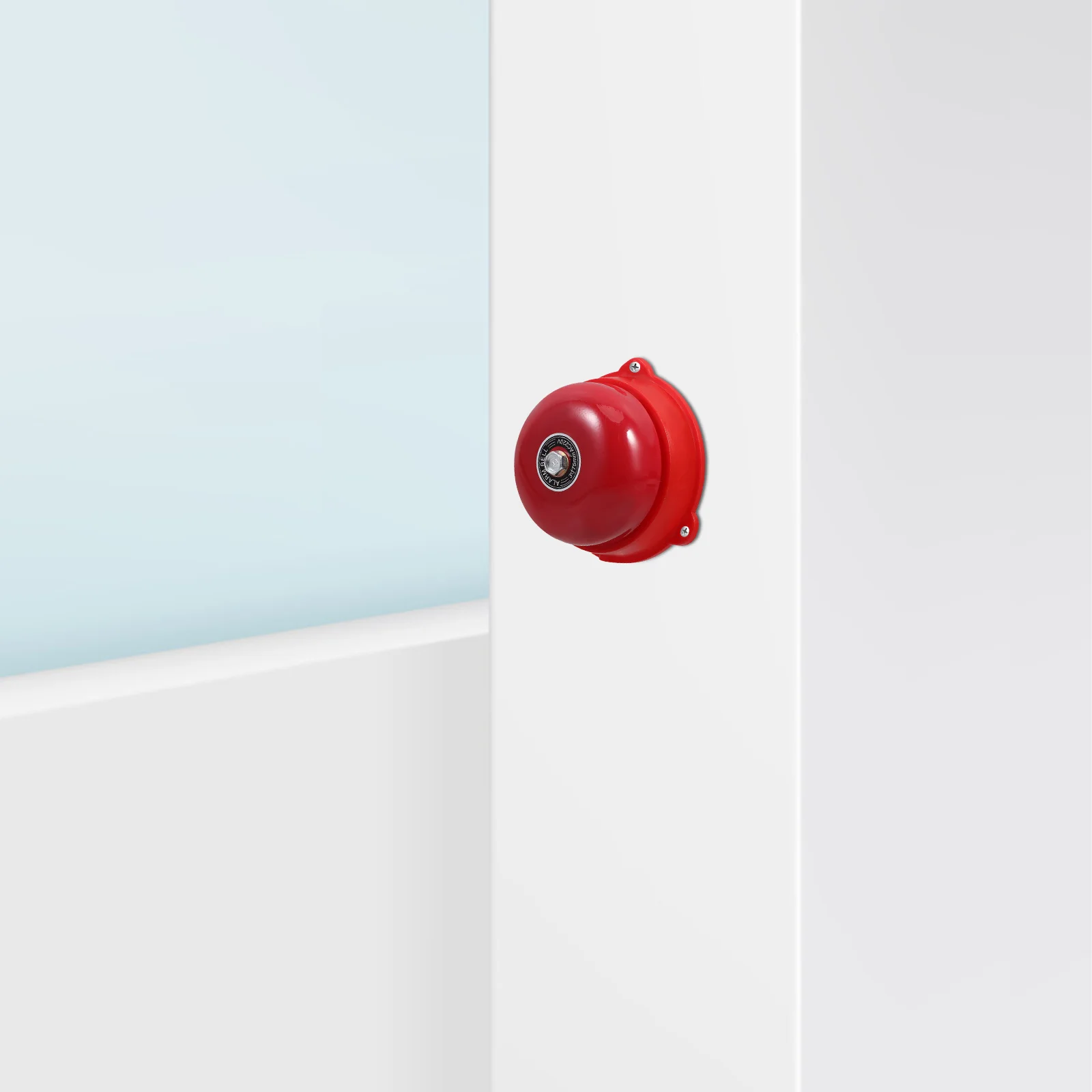 

Red 3inch 220V Electric Fire Alarm Bell Simple Installation Versatile Mounting Options Smoke Detectors Home Security