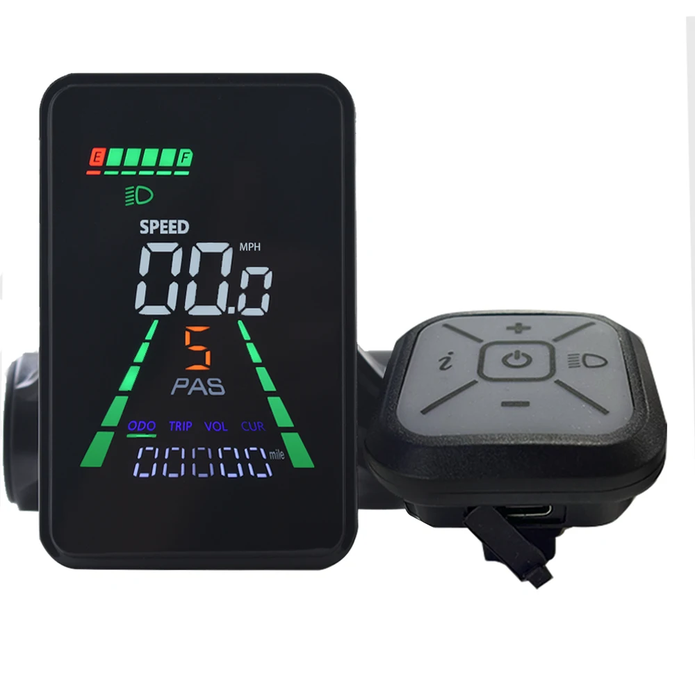 L5【UART2】Fietscomputer Fiets Kilometerteller LCD-scherm Bedraad Fietsen Snelheidsmeter Mountainbike Snelheidsmeter Fietsaccessoires - afbeelding 2