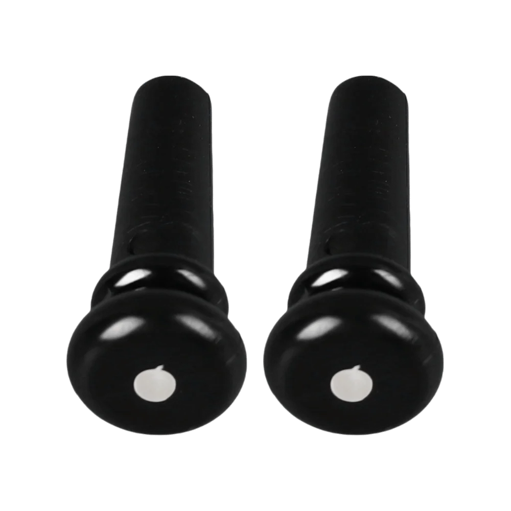 2PCS Plastic Guitar End Pin Lightweight Design White/Black String End Pin Button Strap Fixing Peg For Guitar Strap Fixing