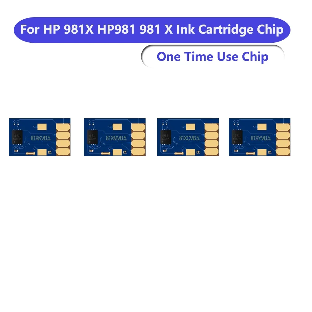 981XL 981 Chip desechable de uso único para impresora HP PageWide Enterprise 556xh/dn MFP 586dn/f/z MFP E58650dn(NA) MFP E55650(AP)