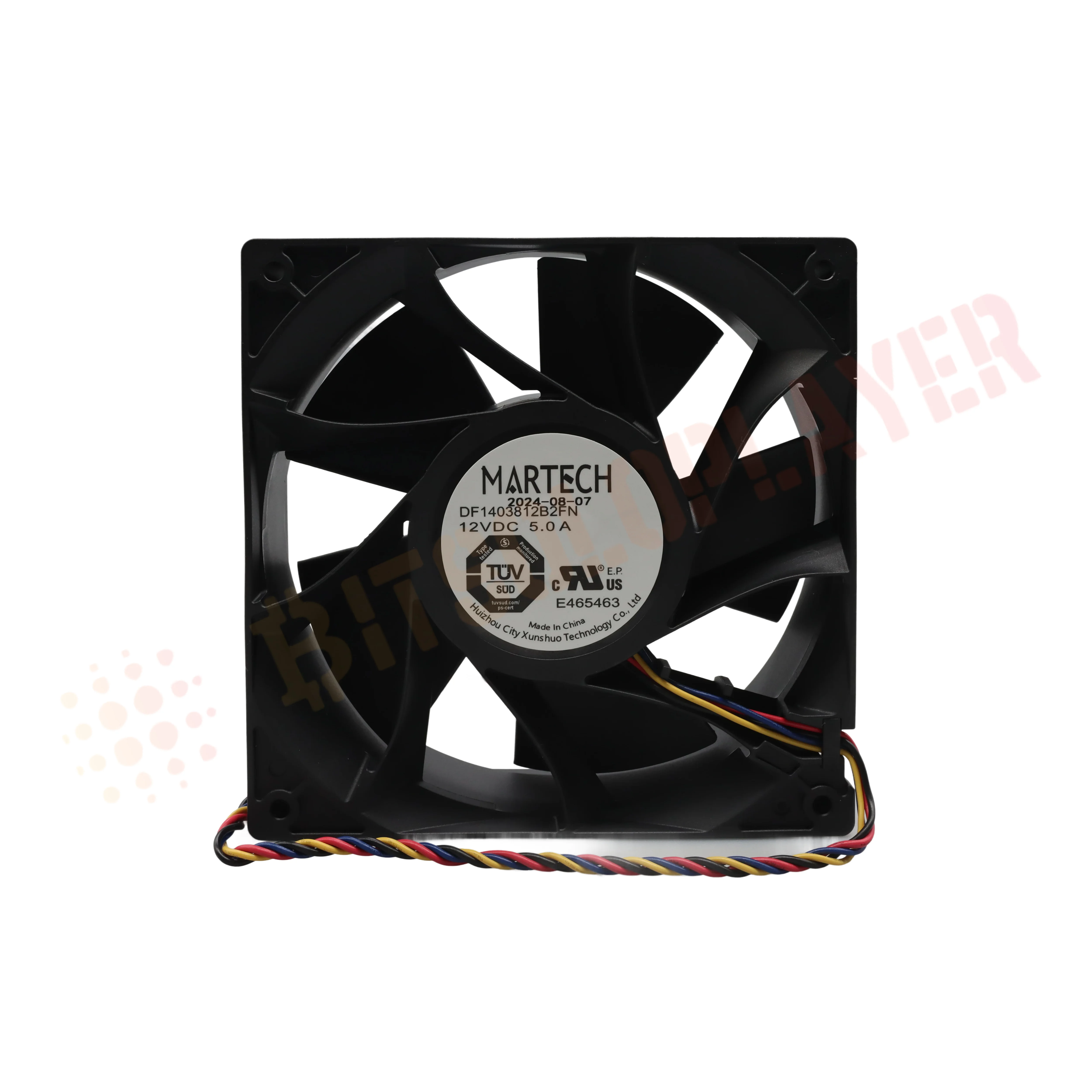 Ventilador oficial Bitmain Martech 6400rpm 140*140*38mm para Antminer S21Pro