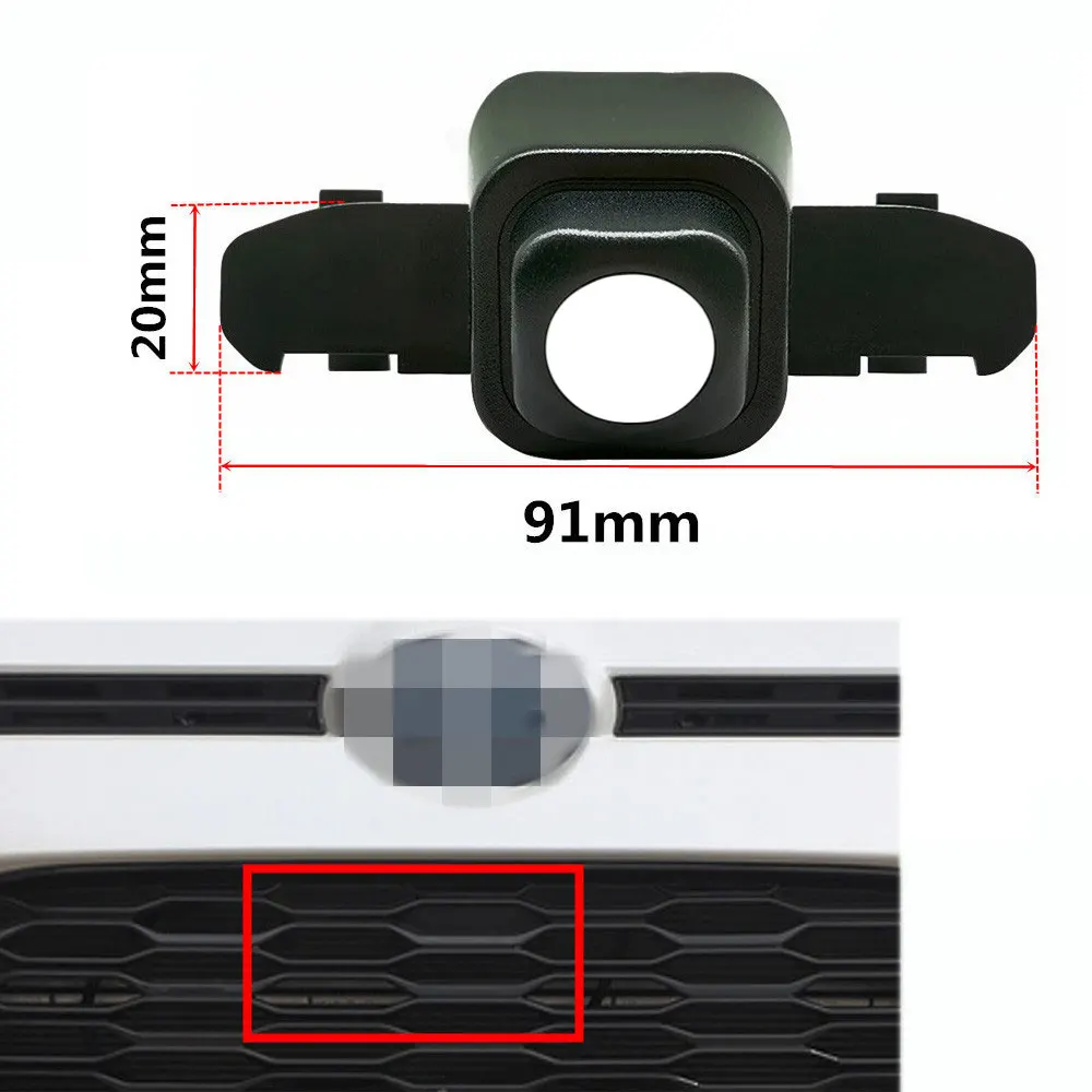 YIFOUM Car Front View Positive Logo Camera Bracket Shell Frame Housing For Toyota Wildlander 2020 2021