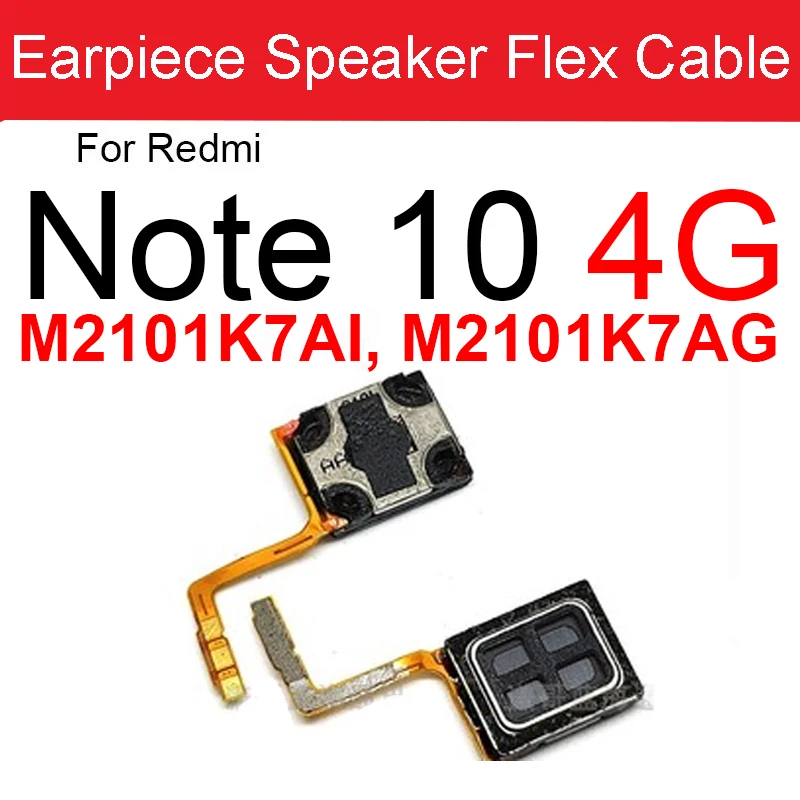 Earpiece Ear Sound Top Speaker Receiver For Xiaomi Redmi Note 9 10 Pro Max 4G 5G Note 9s 9T 10T Earpiece Speaker Repair Parts image 5