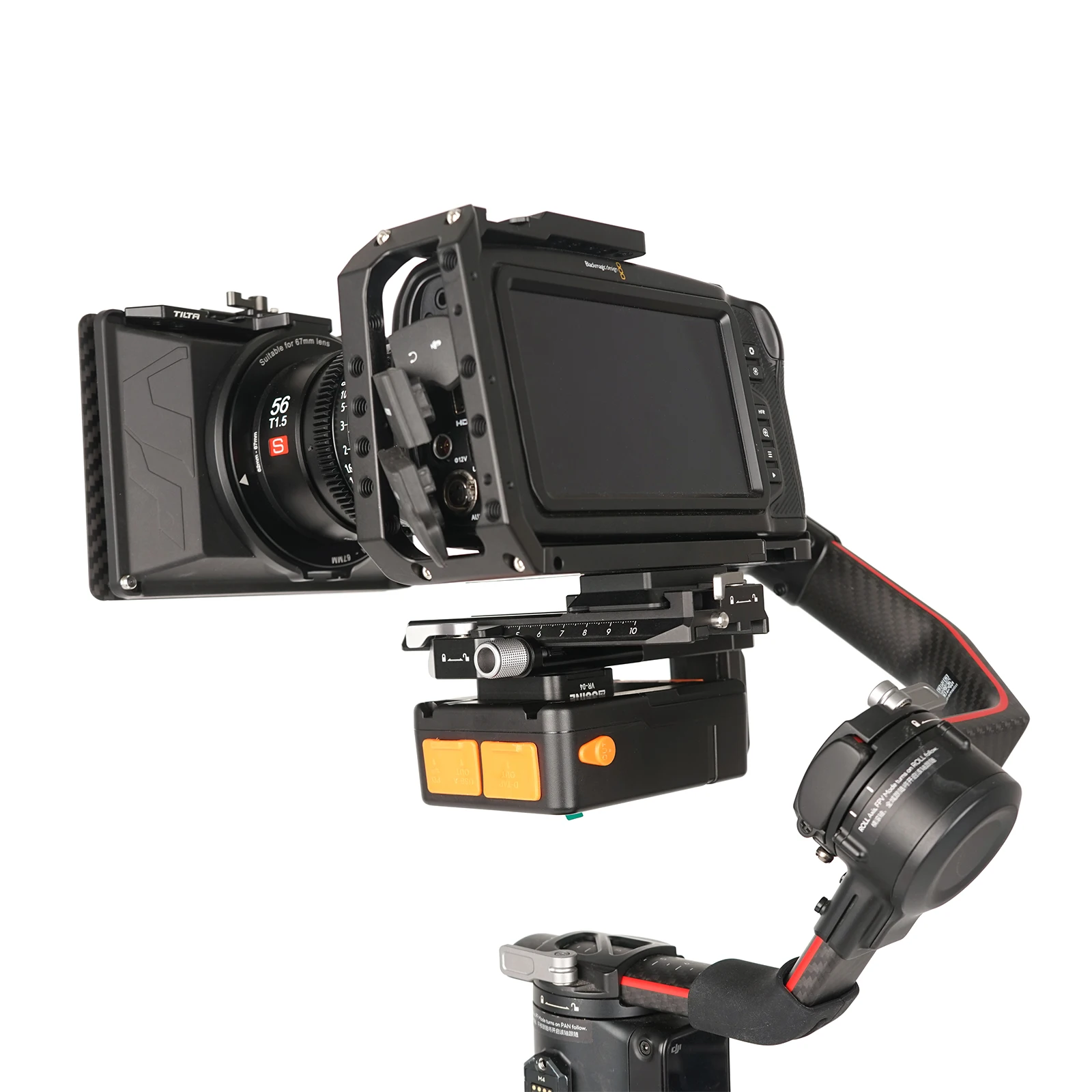 ZGCINE VR-04 V-Mount Batterieplatte für DJI Ronin S2/S3 Stabilisator Kamera-Zubehör V-Mount Batterie V-Lock Plattenadapter – Detail 4
