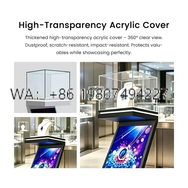P1.86 Flexible LED Digital Poster Screen Z Shape Design Waterproof GOB Coating HDR High Refresh Advertising Display for