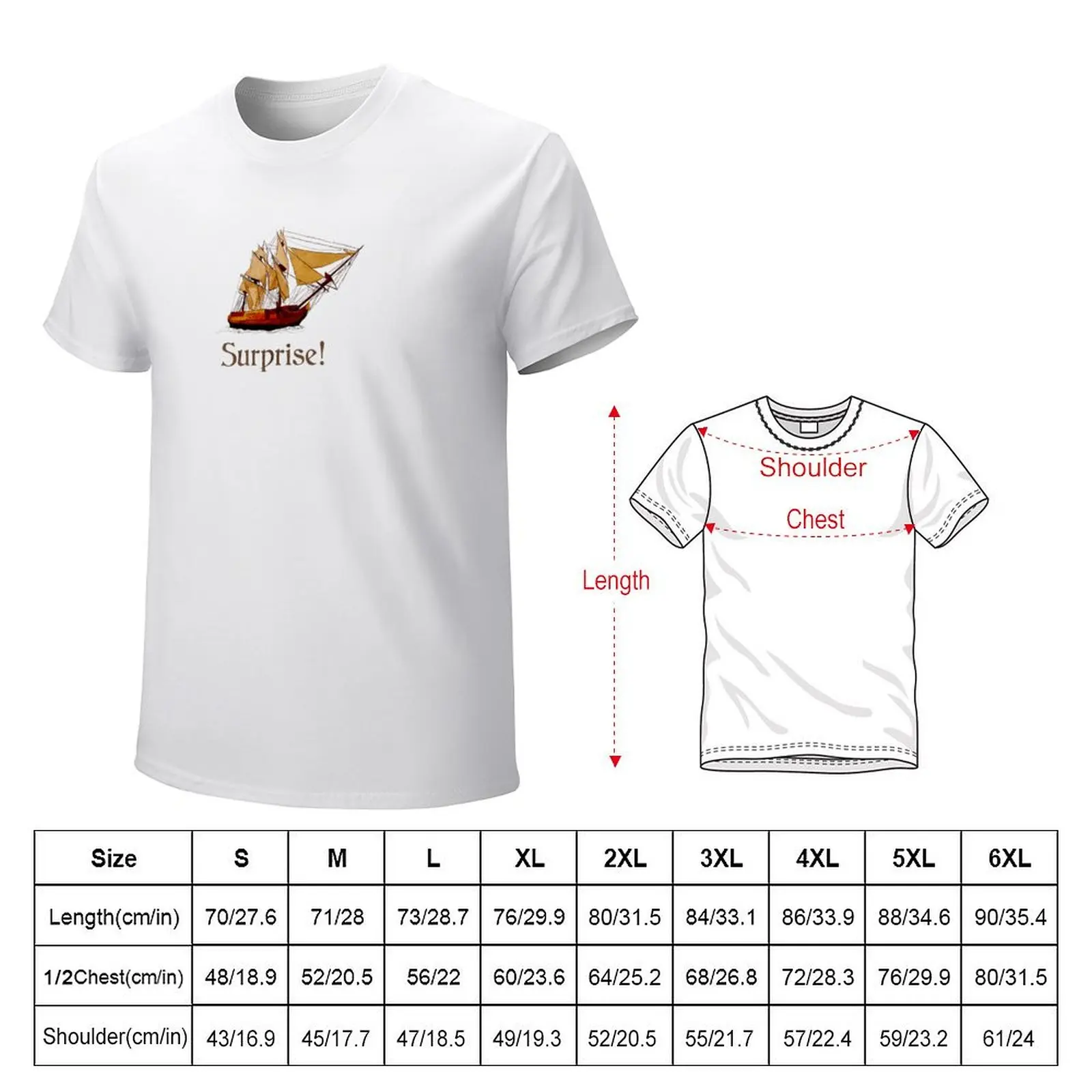 Surprise is On Our Side T-shirt kawaii clothes Blouse quick-drying slim fit t shirts for men