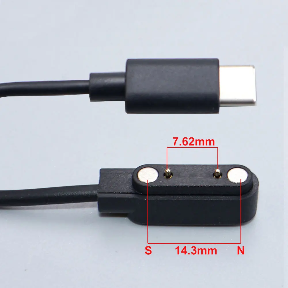 YanXi 2-Pin 4-Pin Smartwatch-Ladestation Adapter USB-Ladekabel für Erwachsene/Kinder Smartwatch Stromladekabel Zubehör