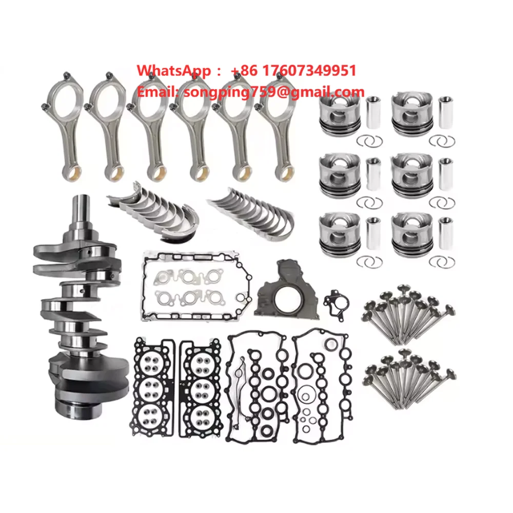 Engine Rebuild Kit Crankshaft Gasket Set for Jaguar XF XJ Land Rover Discovery Range Rover Sport 306DT 3.0L 3.0T Diesel OLIVER