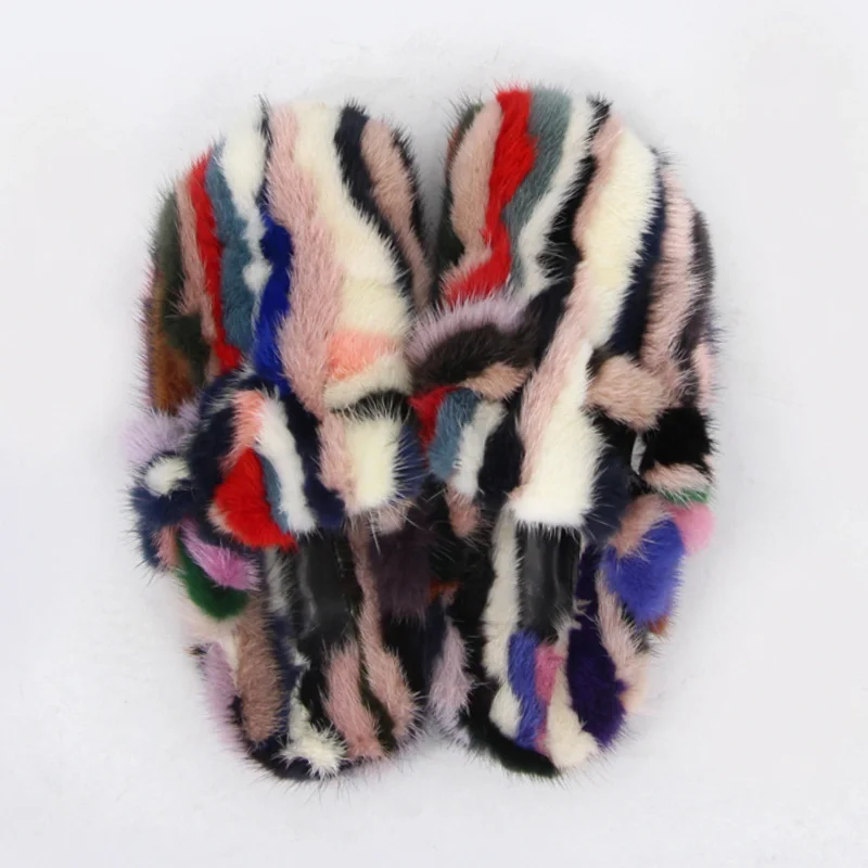2026 Fashion Mink Fur Slippers Women's Cork Shoes Slides Woman Shoes Comfortable Arch Support Shoes Outdoor Flat Fur Slippers