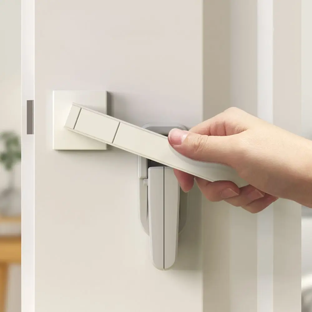 

Easy Install Anti-Pinching Hand Multipurpose Anti Open Door Lock Door Lever Lock Baby Safety Locks Child Protection Equipment