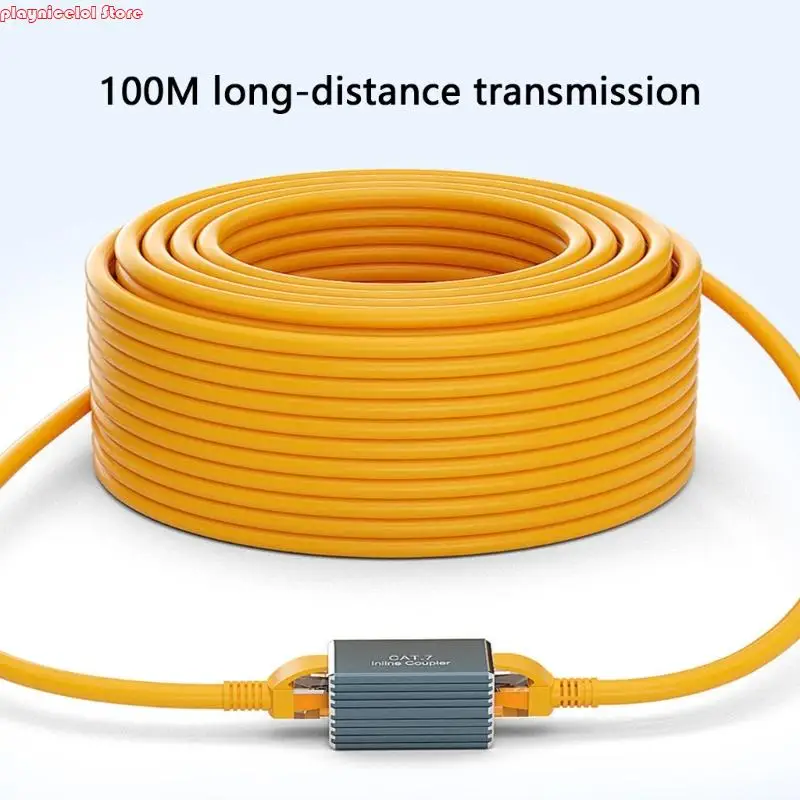 E8BA Trwałość Metal RJ45 Łącznik łącznikowy kabla Ethernet zmniejsza zakłócenia sygnałowe w środowisku domowym lub biurowym