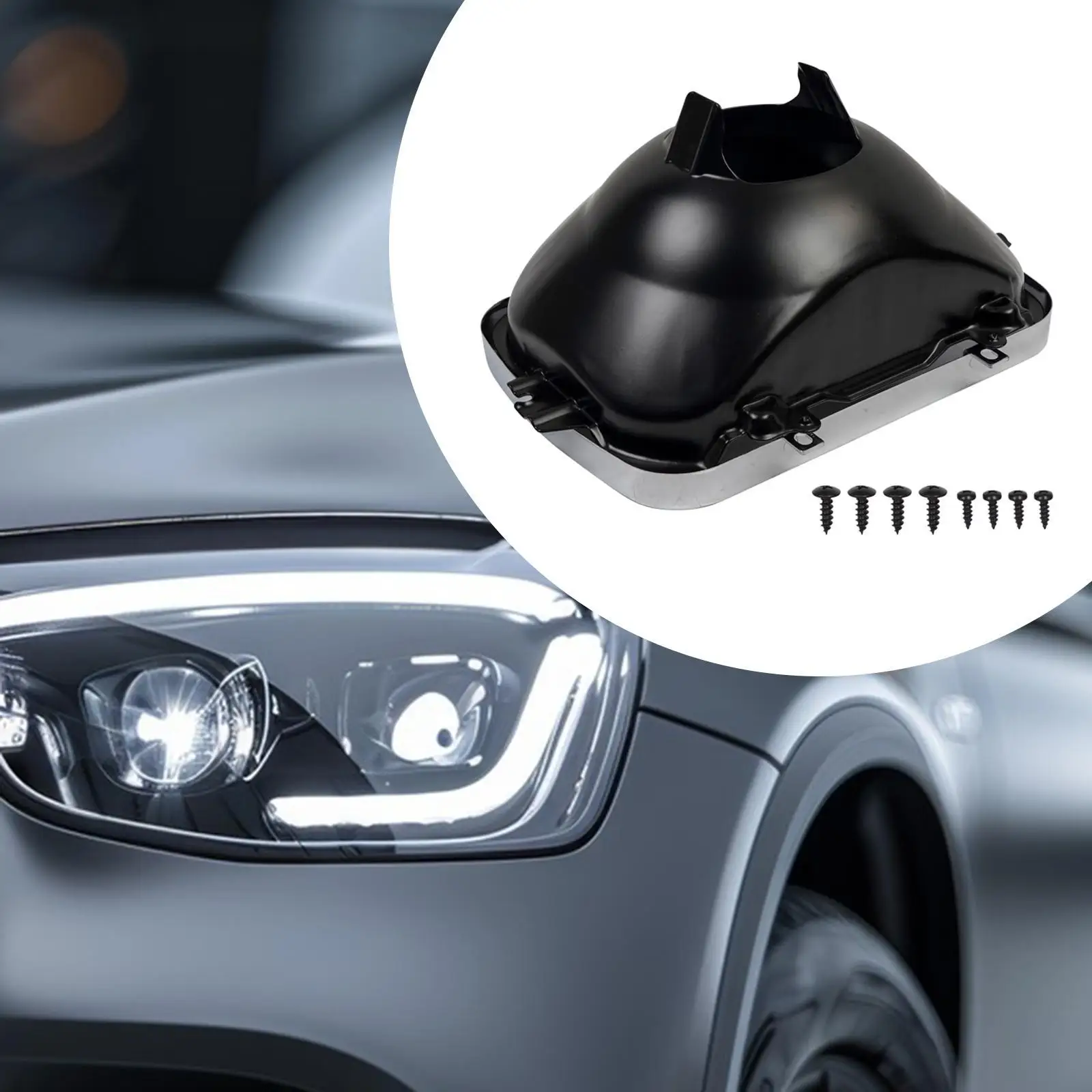 Headlight Mounting Kit Accessory Headlight Support 42437 Replacement for Chevrolet Express Lightweight Replace Parts Black