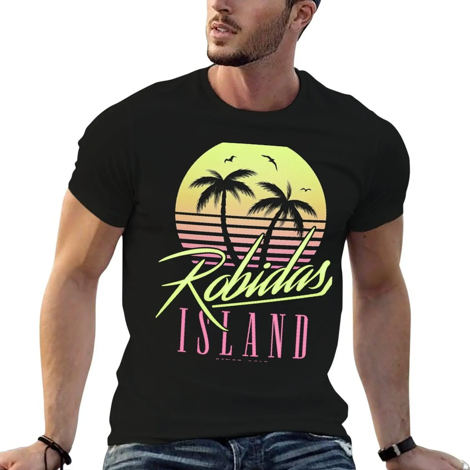 

Robidas Isand T-Shirt man t shirt graphic t shirt man cotton T-Shirt