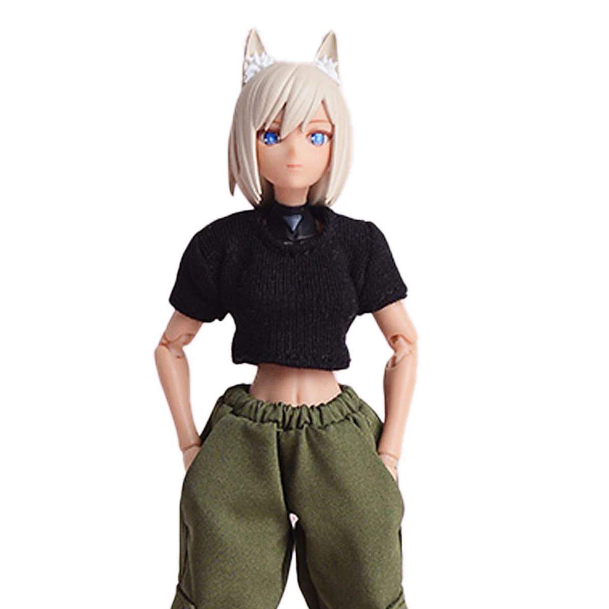 

HiPlay ATStory 1/12 Mecha Girl Short-Sleeve Crop Top Figure Doll Clothes