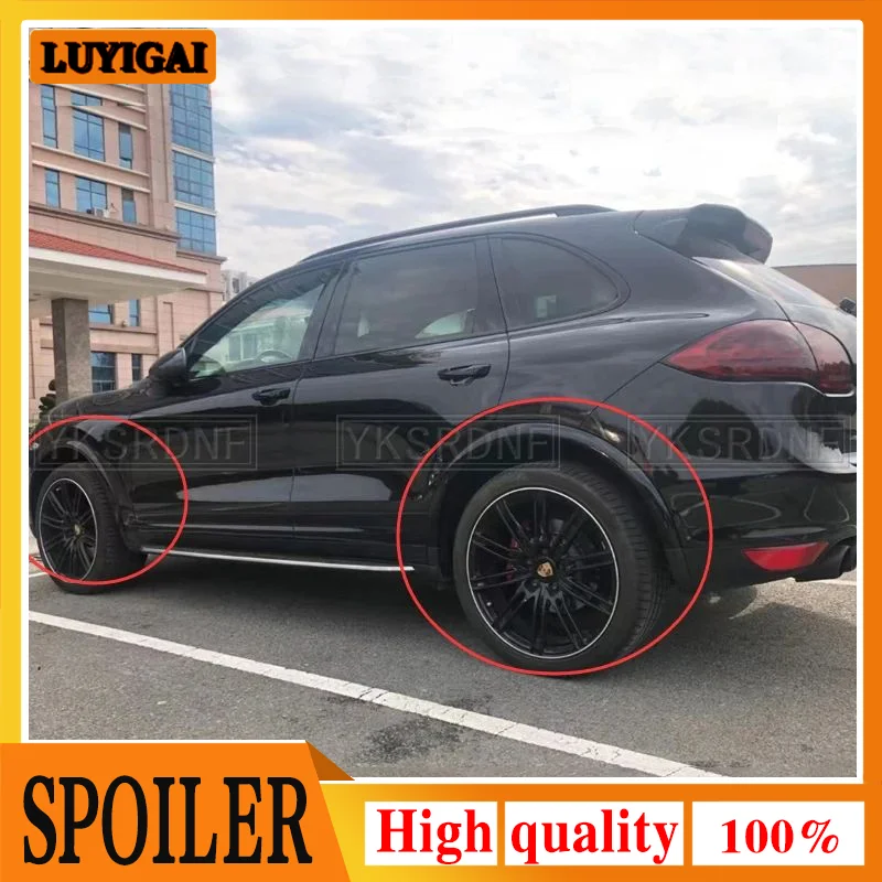 4 stücke Auto Kotflügel Auto Kotflügel Rad Augenbraue Schutz Rad Arch Trim Streifen Für Porsche Cayenne GTS Stil 2015 ZU 2017