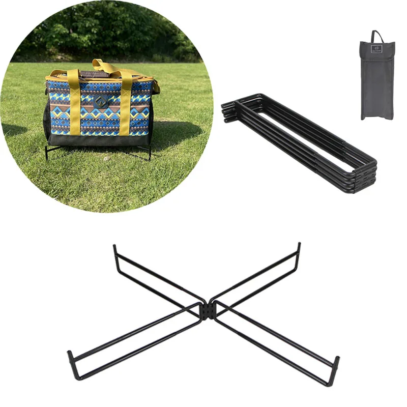 

Outdoor Camping Foldable Box Stand Coolers Bracket Water Container Holder Storage Bag Suitable Placing Water Tanks Coolers