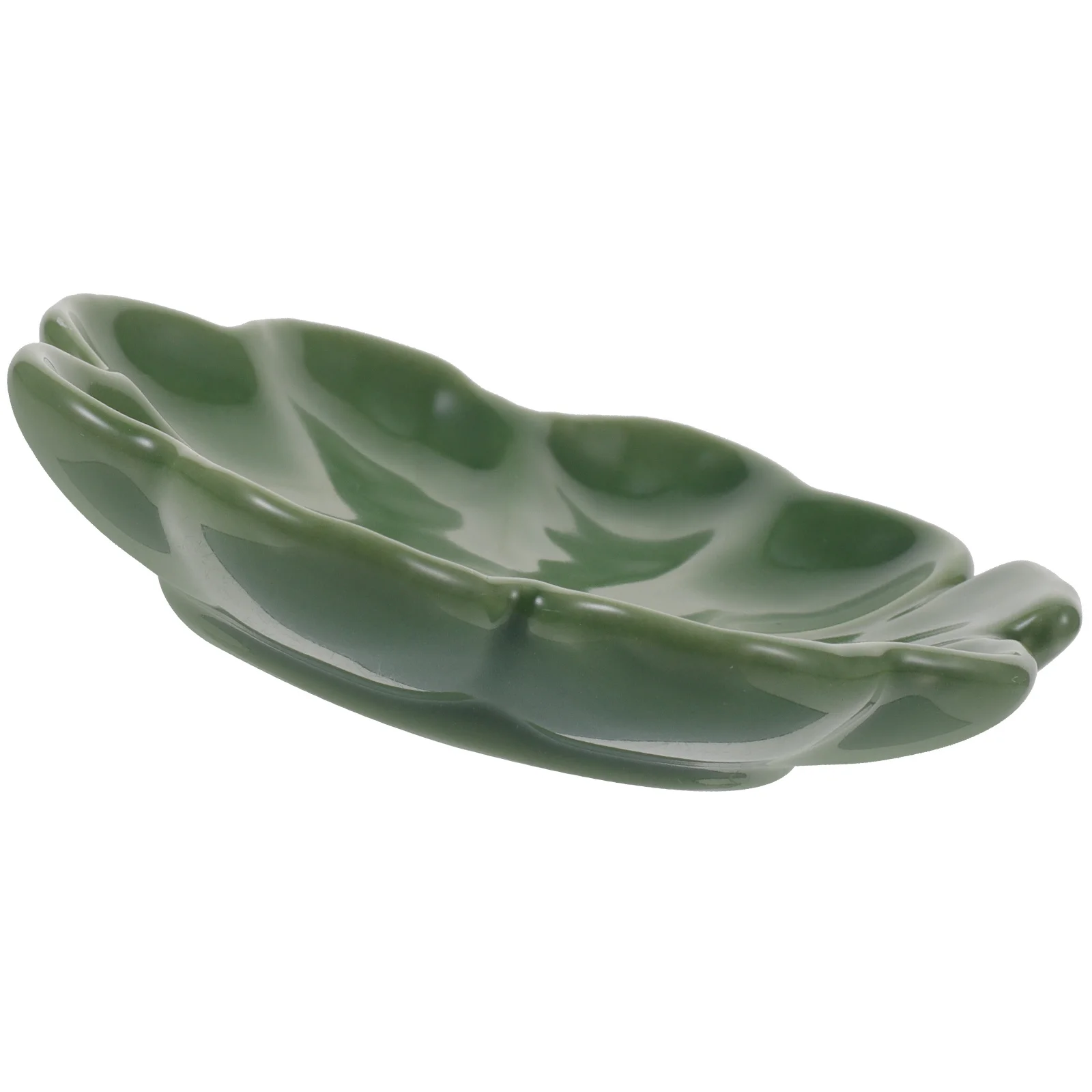 

Delicate Shamrock Ceramic Jewelry Tray Multi-Purpose Organizer Display Holder Earrings Rings Bracelets Storage