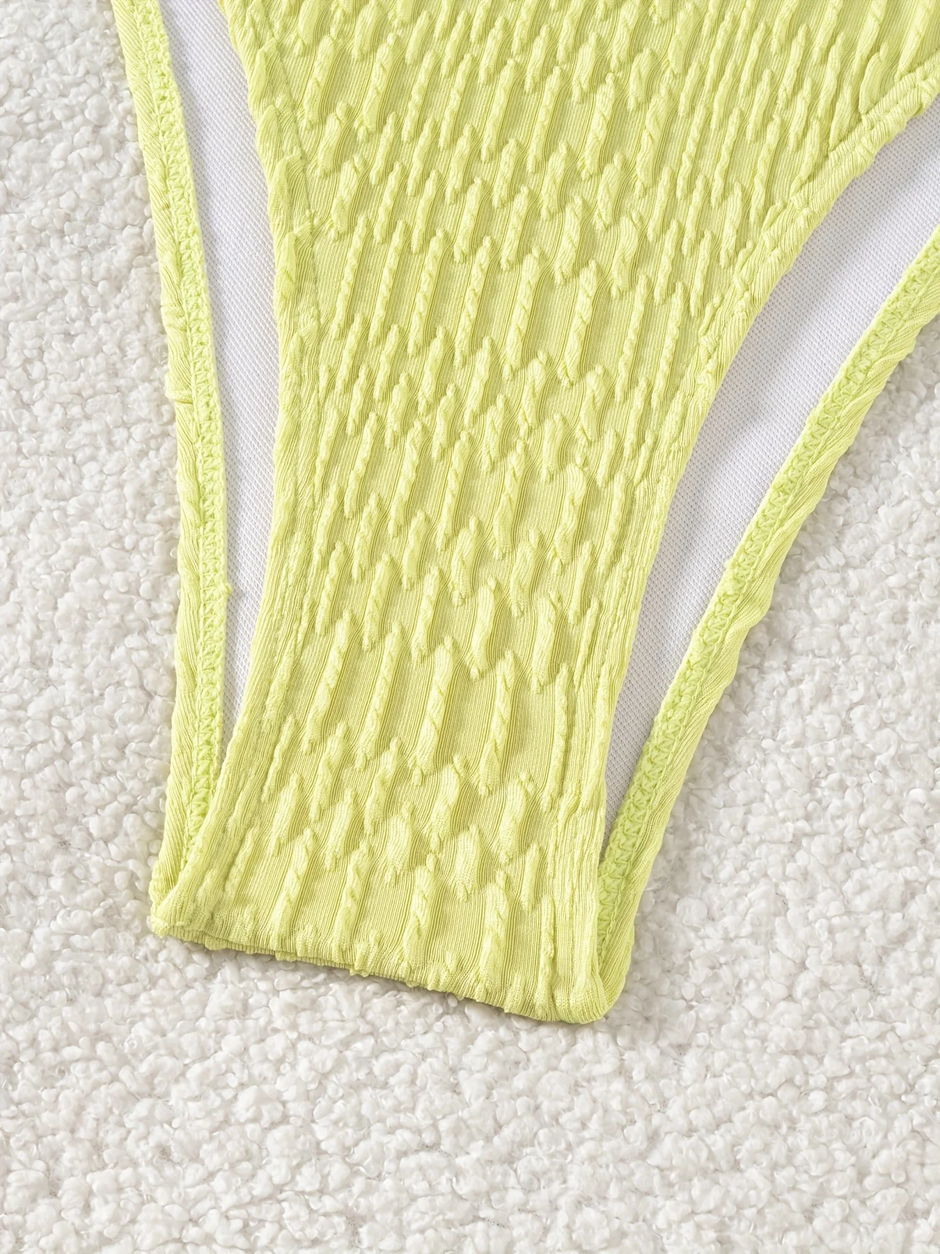 ZTVitality مثير الرسن مجموعة البكيني 2025 رائجة البيع ملابس السباحة الصلبة مبطن البرازيلي منتصف الخصر ملابس السباحة النسائية بحر البرازيلي Biquini