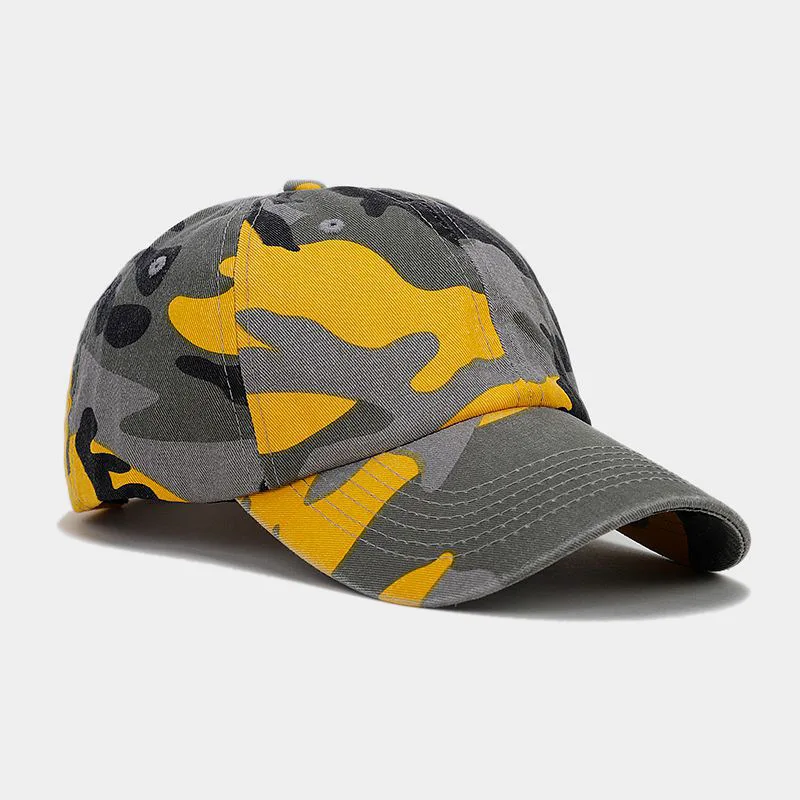 Outdoor Weiche Baumwoll-Golf-Baseballkappe Persönliche Tarnmuster-Sportmütze Herren Reise-Sonnenhüte Damen Camping-Kappen Gorras – Detail 9