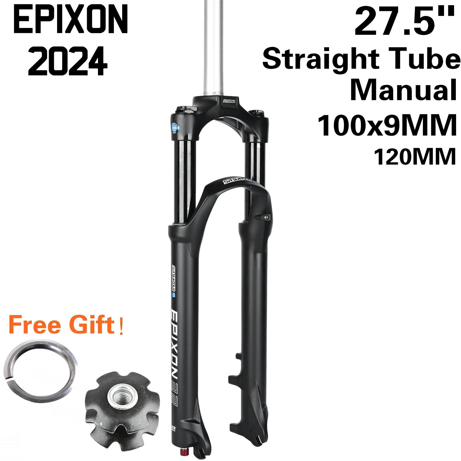 Garfo de suspensão a ar SR SUNTOUR EPIXON 26 / 27,5 / 29 