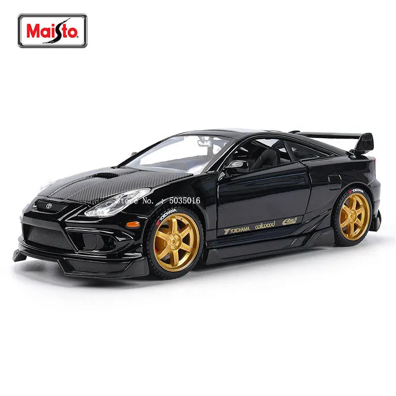 Maisto 1:24 Toyota Celica GT-S simulation alloy car model crafts decoration collection toy tools gift