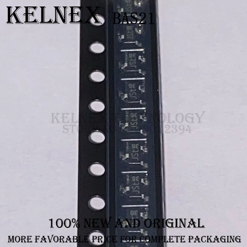 50 Stuks Bas20 Bas21 Bas29 Sot-23 Schakeldiode