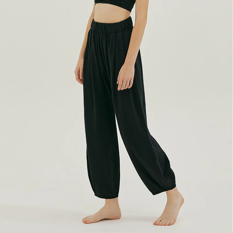 Sportswear New Loose Fitness Pants Trousers High-waisted Dance Bloomers Sports Casual Quick-drying Yoga Pants
