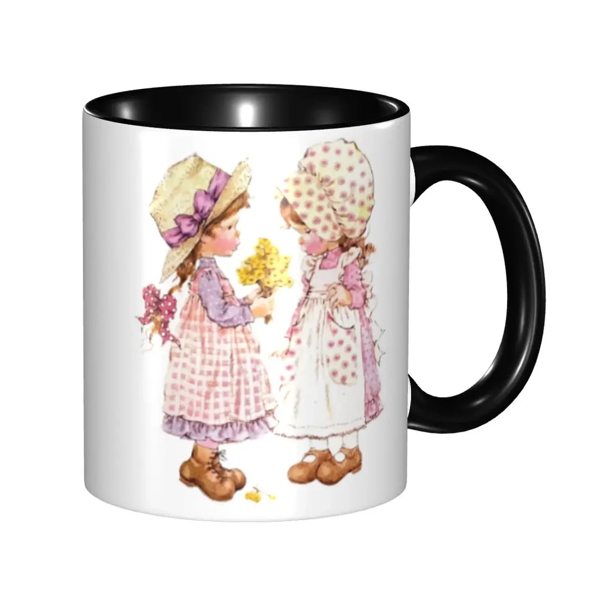 Sarah Kay Girl Cartoon Animation Coffee Mugs DIY Custom Ceramic Mug Creative Present